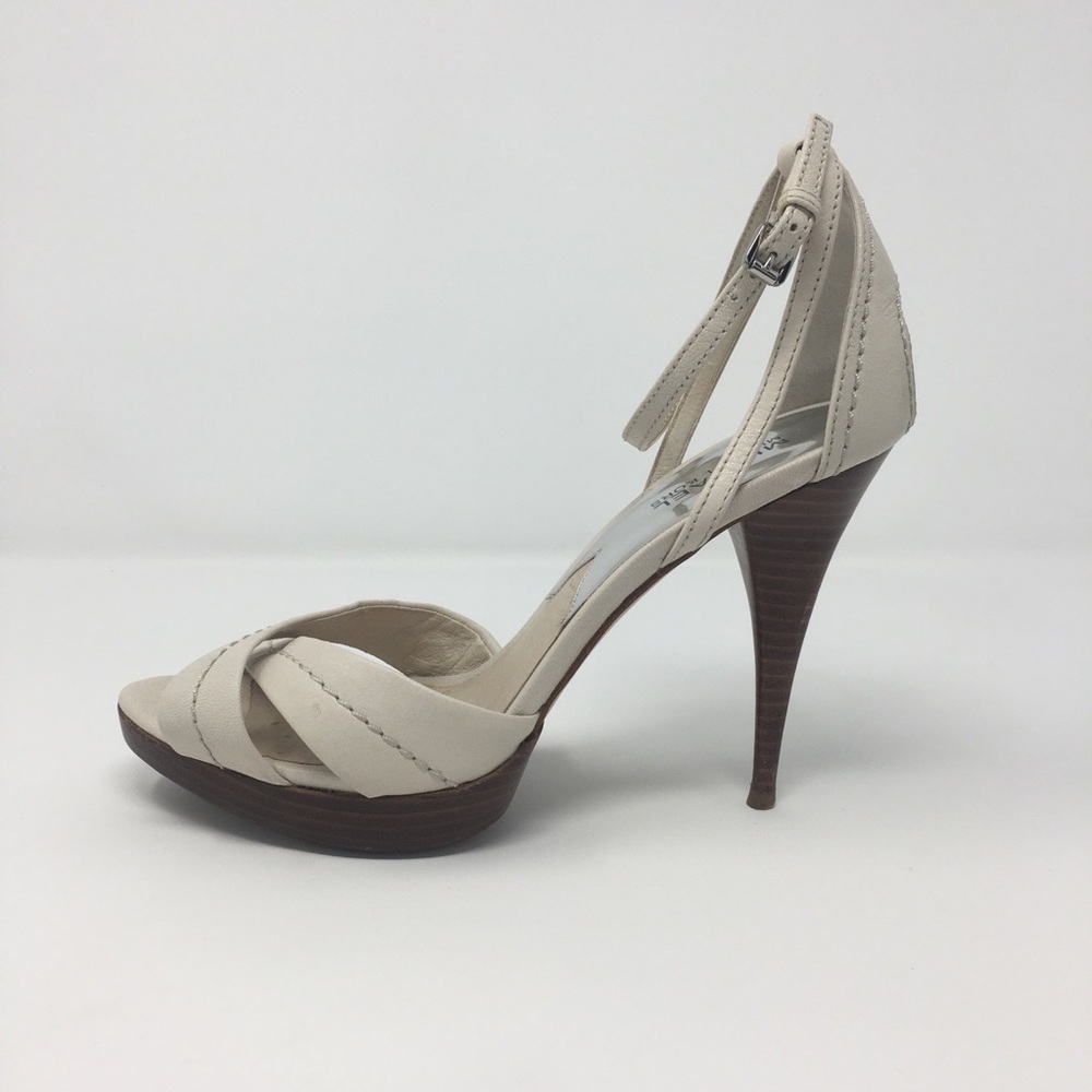 Michael Kors Off White Stiletto Sandals Heels 10 M